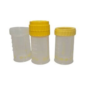 VTG Playtex Baby Bottle Yellow Design Drop Ins 4 Ounce Flat Cap Lot Of 3